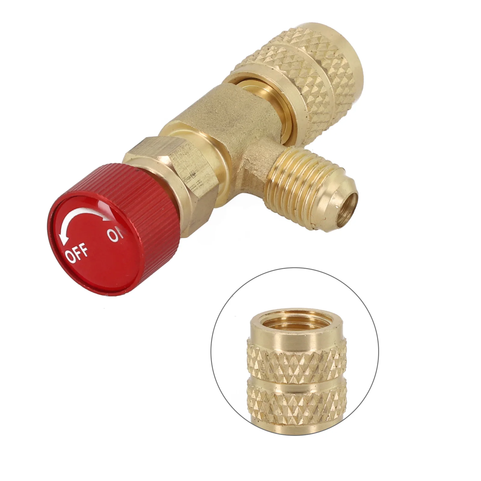 Easy To Handle AC Valve Safety Valve Convenient Switch Operation Leakage-free Connection Leakproof Safety Stem Injector