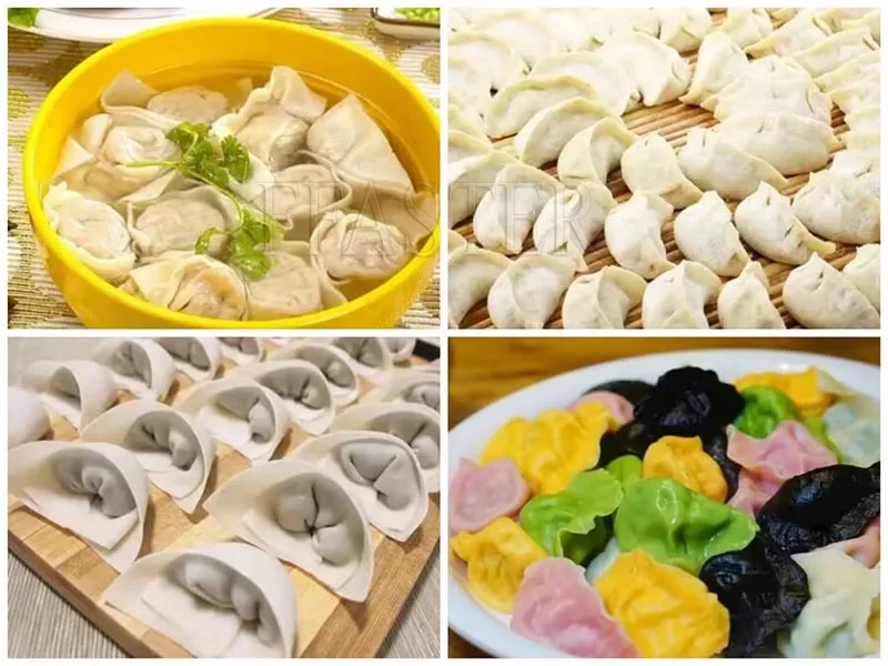 Dumplings Making Machine Semi Automatic Dumpling Wonton Forming Machine Snack Maker