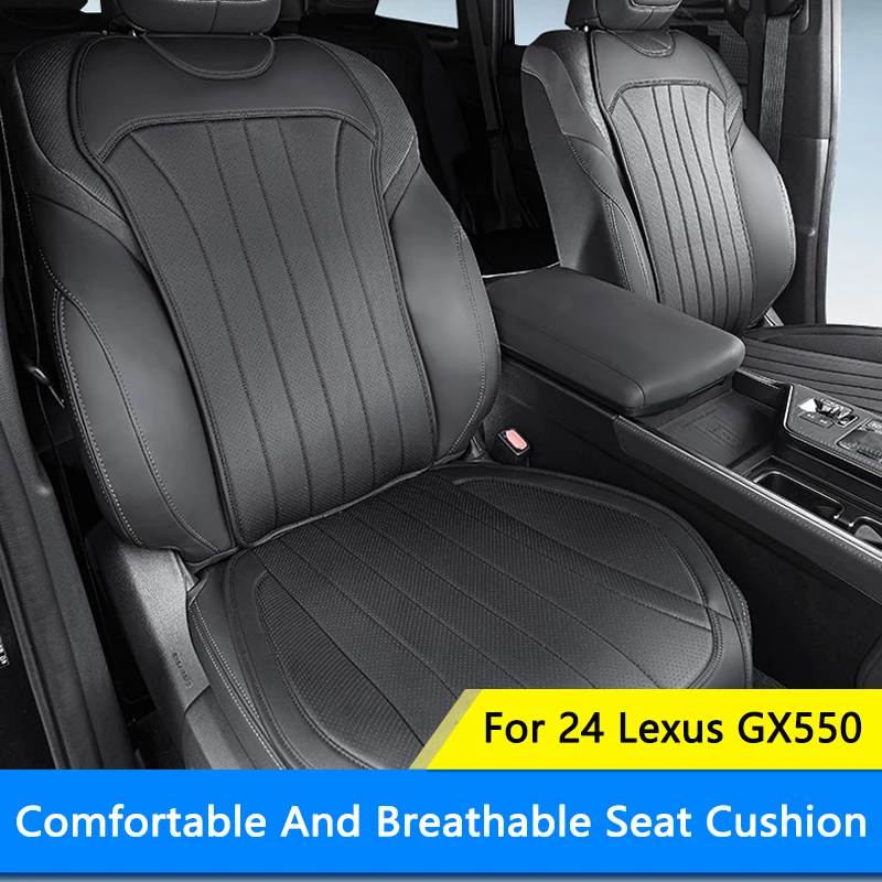 TImp IAN-Juste de Siège de Voiture en Polymères de Cuir Respirant, Coussin de Soutien de la Taille, Avant et Arrière, Adapté aux Quatre Saisons, Lexus GXCape H 2024