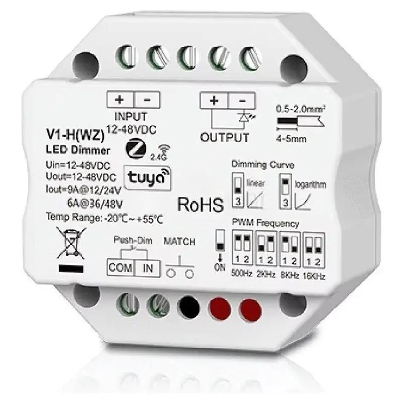 DC LED Dimmer Stepless Dimming LED Dimmer Stepless Dimming /Push Dim Controller B-A68E