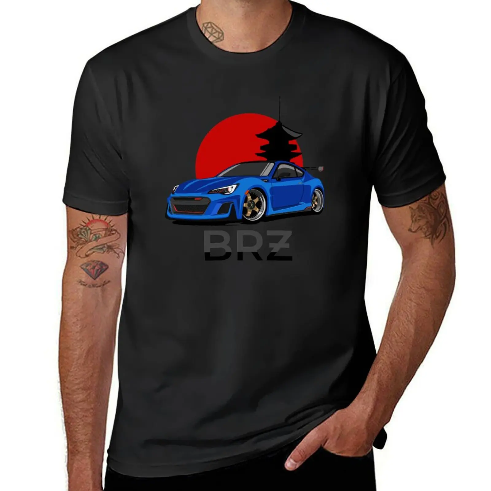 

Baby Blue : BRZ T-Shirt Short sleeve tee customs design your own mens cotton t shirts