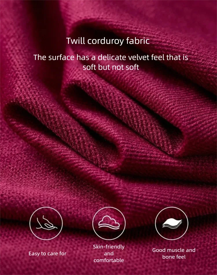 SENTUBILA Damen Cordhemden 2026 Herbst Elegante Arbeitsbluse Einfarbiges Langarmhemd Oberteil 161CA6486X – Detail 19