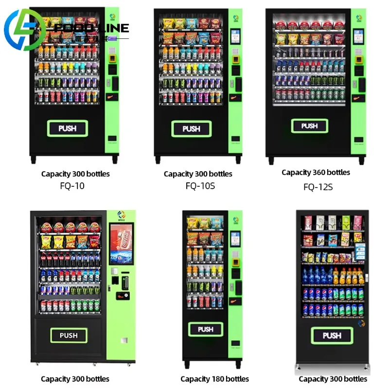 Snack Drink Automatic Combo Vending Machine Distributeur Automatique Cold Drink Water Vending Machine for Drinks and Snacks