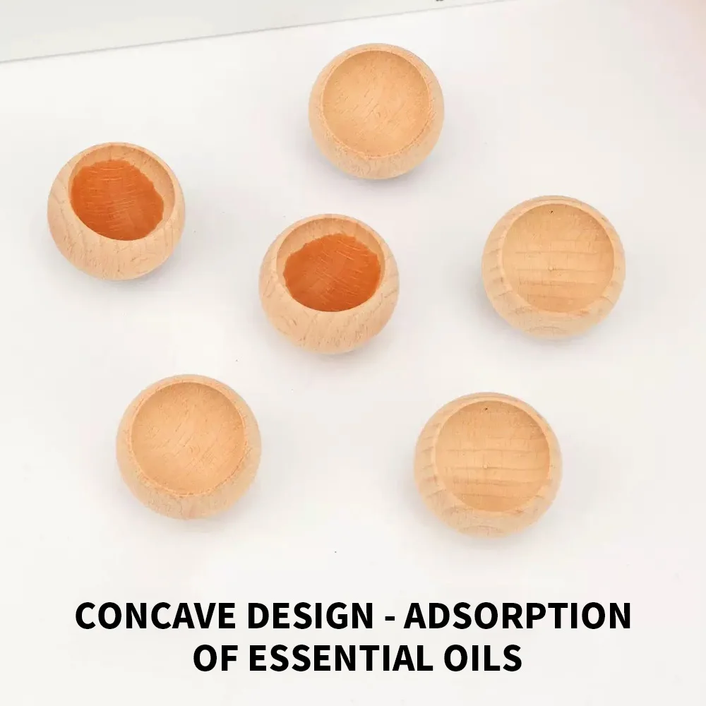 6PCS/3PCS/1PC Creative Solid Wood Tumbler Fragrance Expander Suitable for Car Office, Home Furnishings, Bedrooms, Hotels, Guests