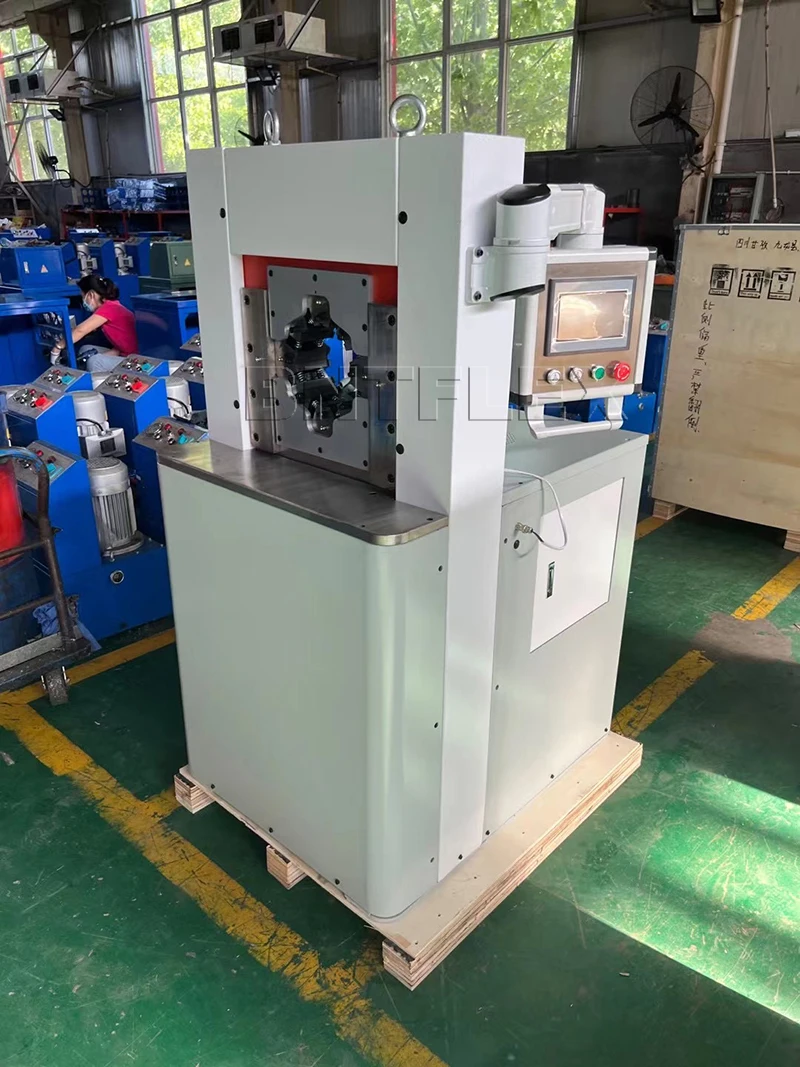 Automatic Manual Hose Crimping Machines New Rubber Engine Motor Pump Gear Bearing Factory Construction Manufacturing Plant Use