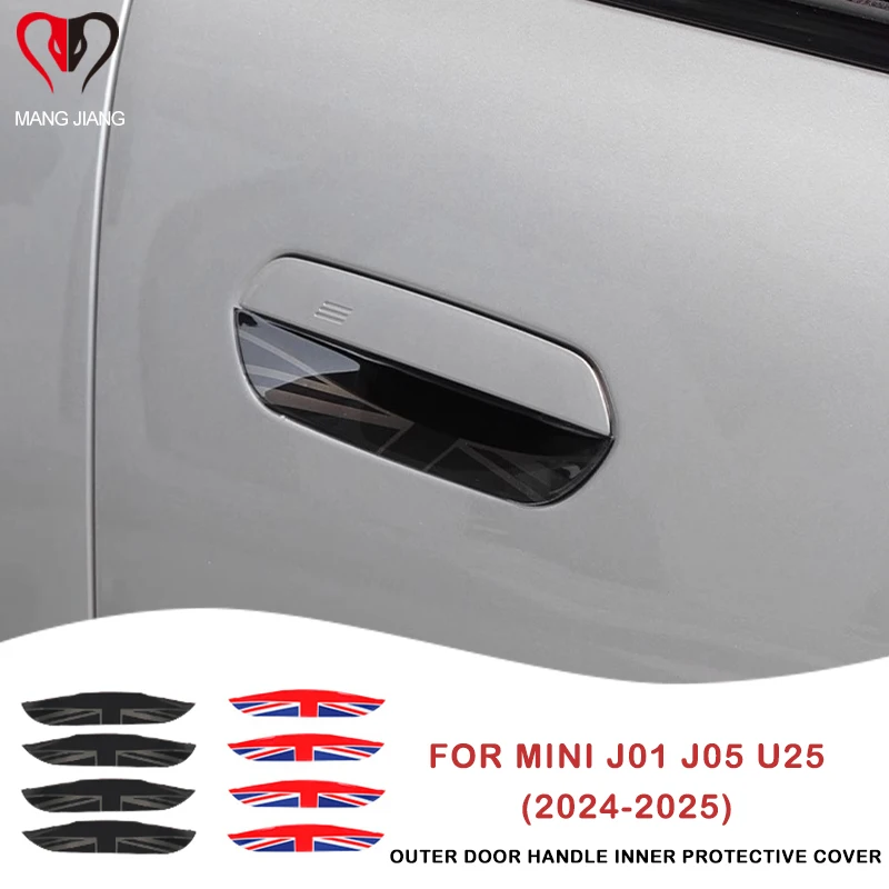 

Наклейка на внешнюю дверную ручку автомобиля, наклейка для Mini Cooper J01 J05 U25, внешняя накладка, рамка, анти-украшение, автомобильные аксессуары