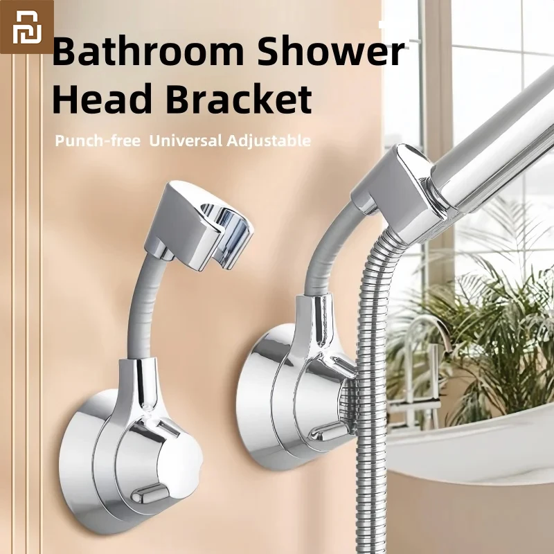 

Xiaomi Держатель для душа на присоске Регулируемый держатель для насадки для душа Ручной держатель Насадка Многоугольный вращающийся кронштейн без перфорации