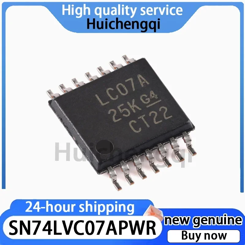10PCS SN74LVC07APWR TSSOP-14 Six Channel Buffer/driver Chip