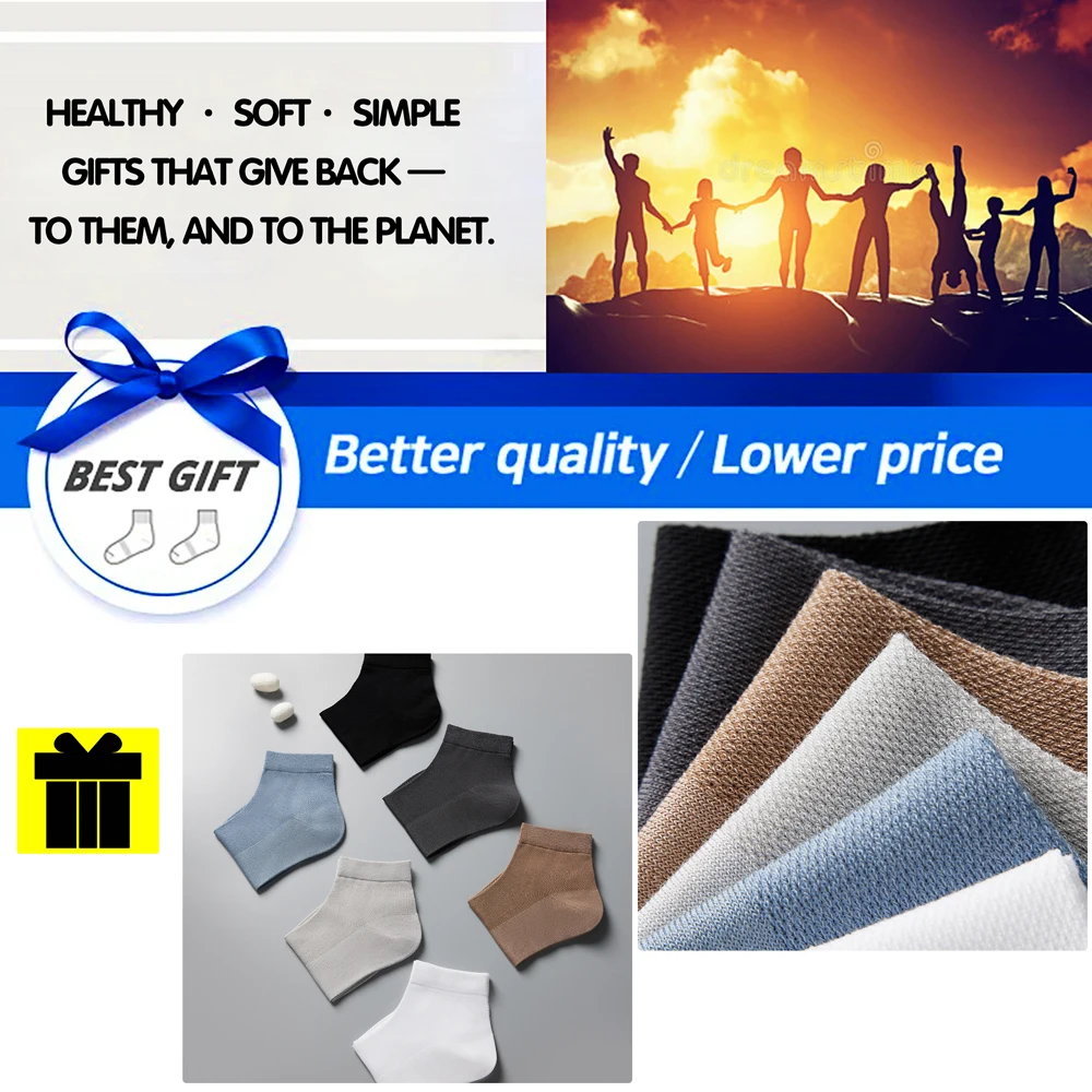 Men's Mulberry Silk Modal Blend Mid-Calf Socks Thin Breathable Mesh Summer Antibacterial Anti-Odor Black Business Dress Socks view 6
