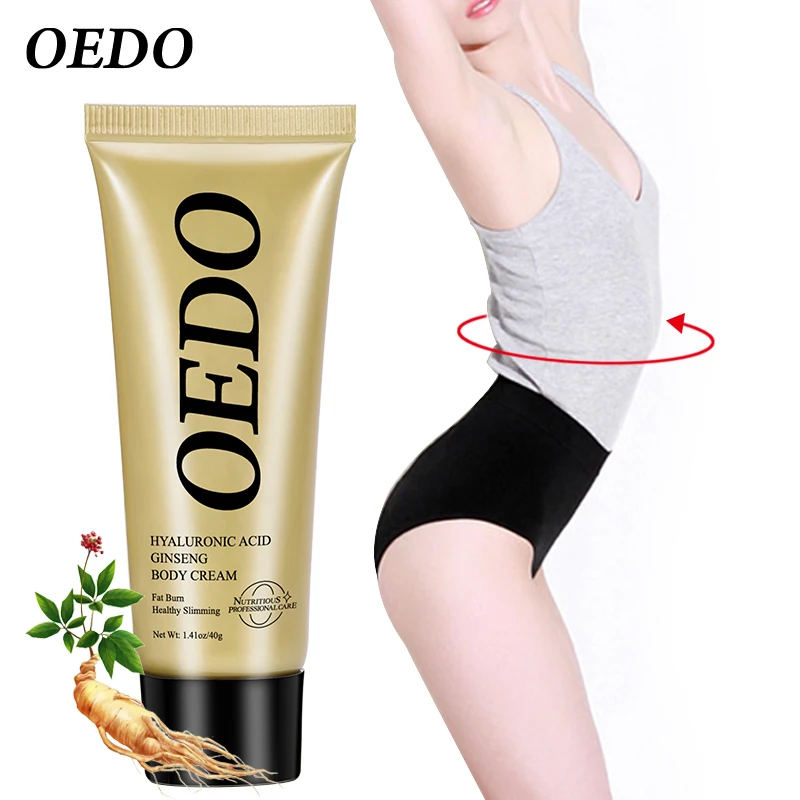 OEDO Hyaluronic Acid Ginseng Slimming Cream Fat Burning Slimming Cream Reduces Fat Accumulation Health Care Burning Cream