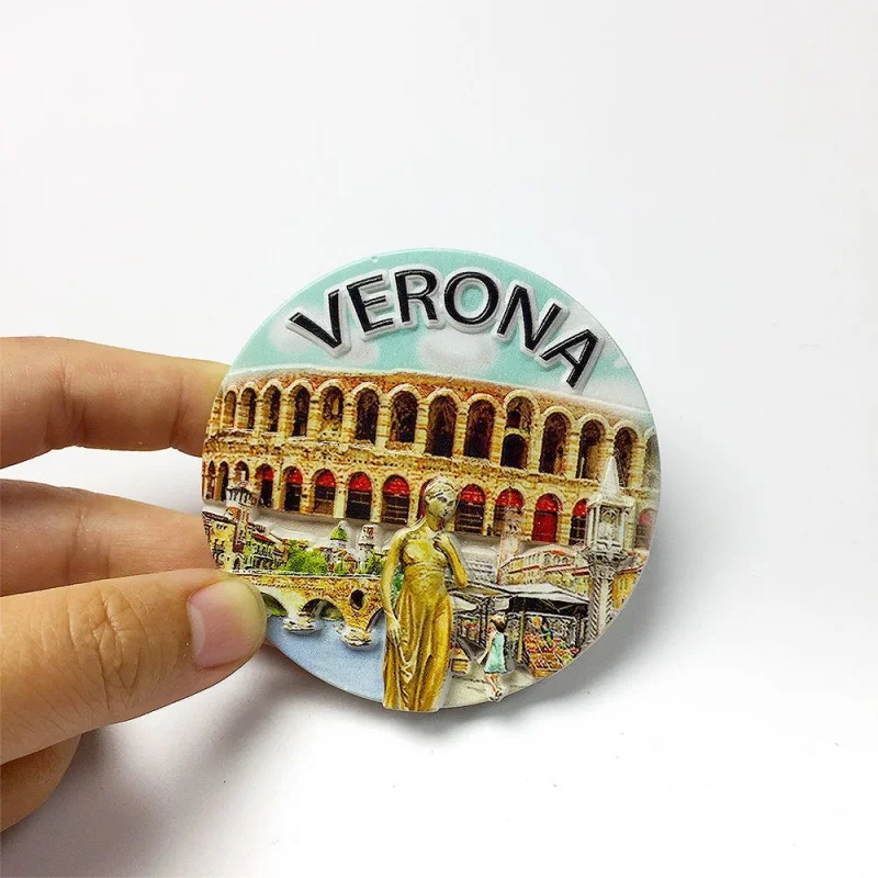 

Italy Verona Arena 3D Resin Fridge Magnet Refrigerator Magnets Home Decor Items Souvenirs