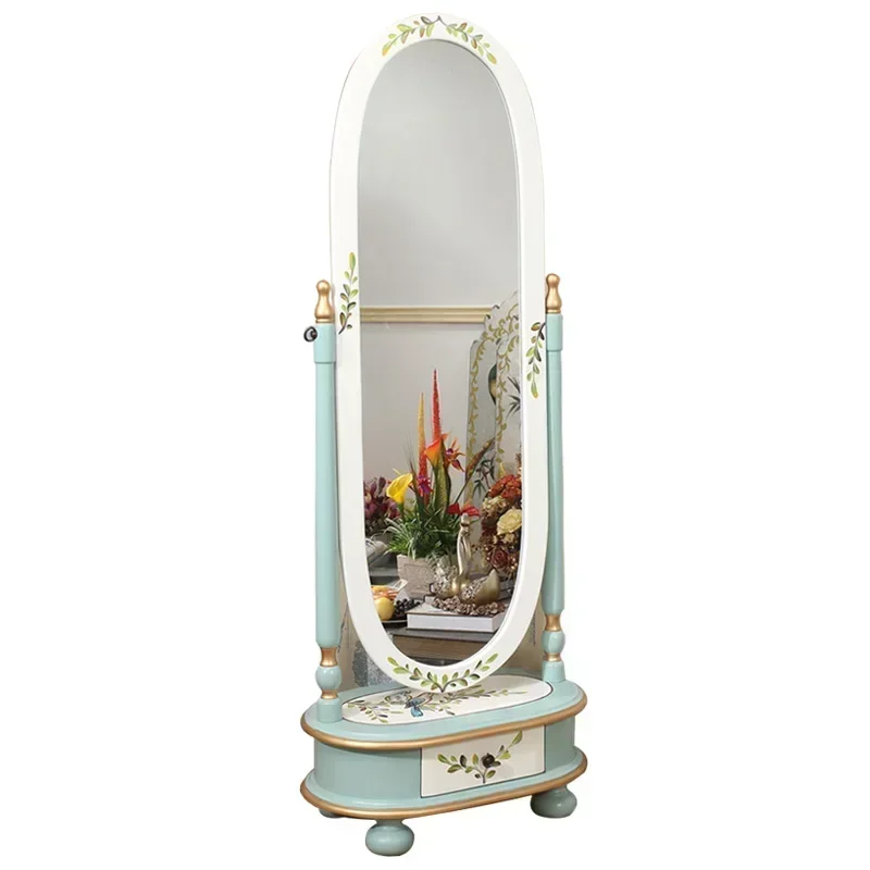 

American Dressing Mirror Living Room Floor Mirror Full-Length Mirror Full-Length