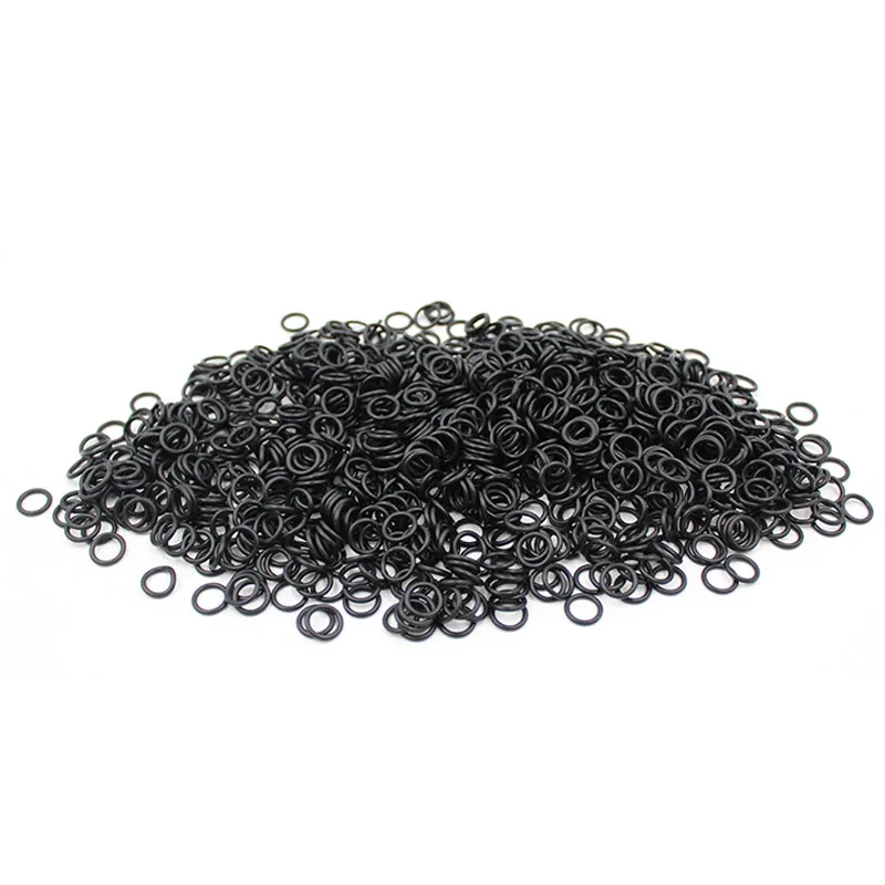 10 pz OD 10mm-80mm CS 3.0mm spessore nero NBR Nitrile O Ring commestibile rondella impermeabile gomma isolare guarnizione rotonda