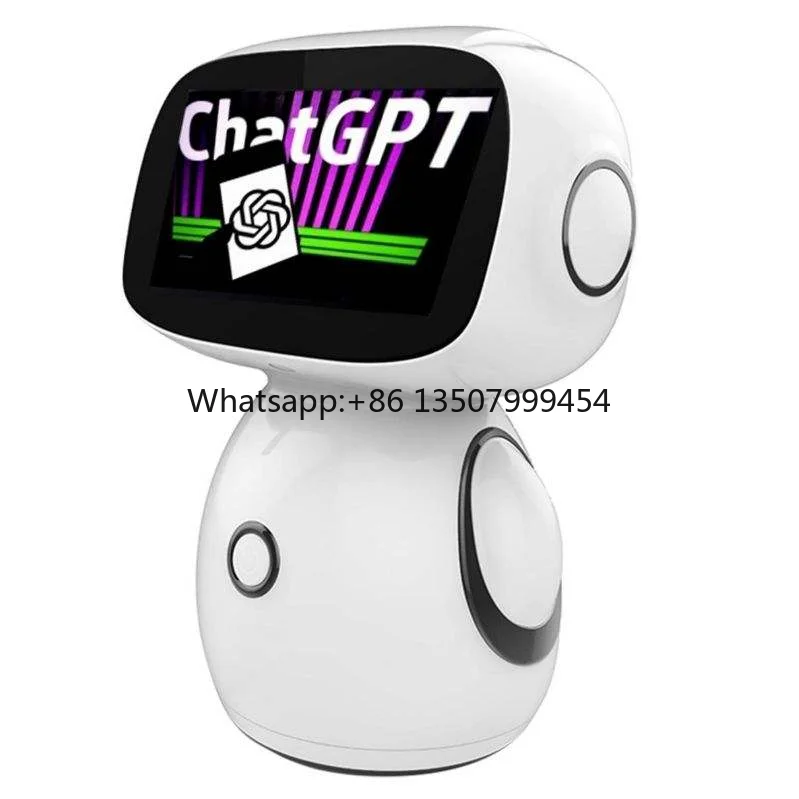 

High Quality Smart AI Chat GPT 4.0 Educational Robot with OLED Display Android 14 Touchscreen Light & Sound Interaction