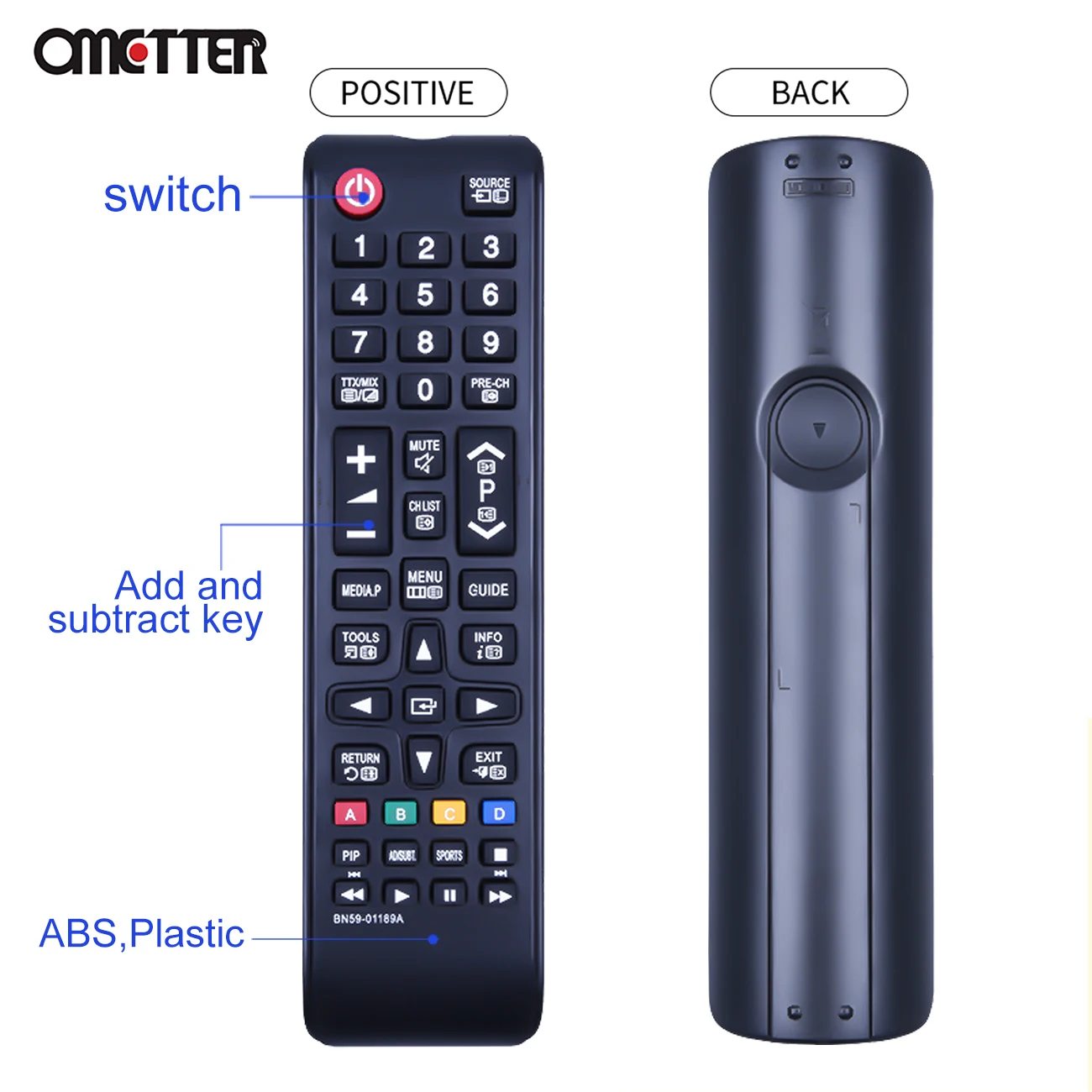 Novo BN59-01189A para samsung tv controle remoto bn5901189a t22e390 l22d390ew l24d390ew fernbedienung