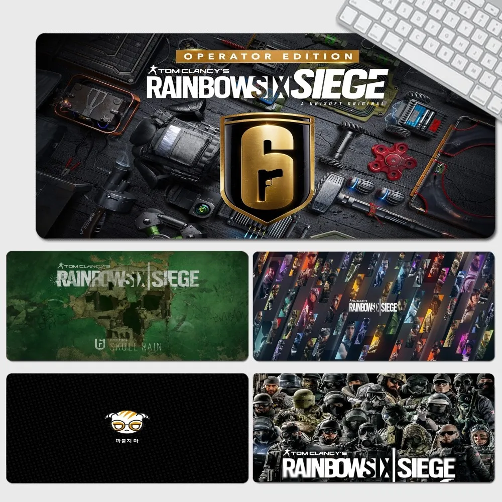 Game R-Rainbow S-Six S-Siege Boy Pad Laptop Gaming Mice Mousepad Size for Game Keyboard Pad for Gamer