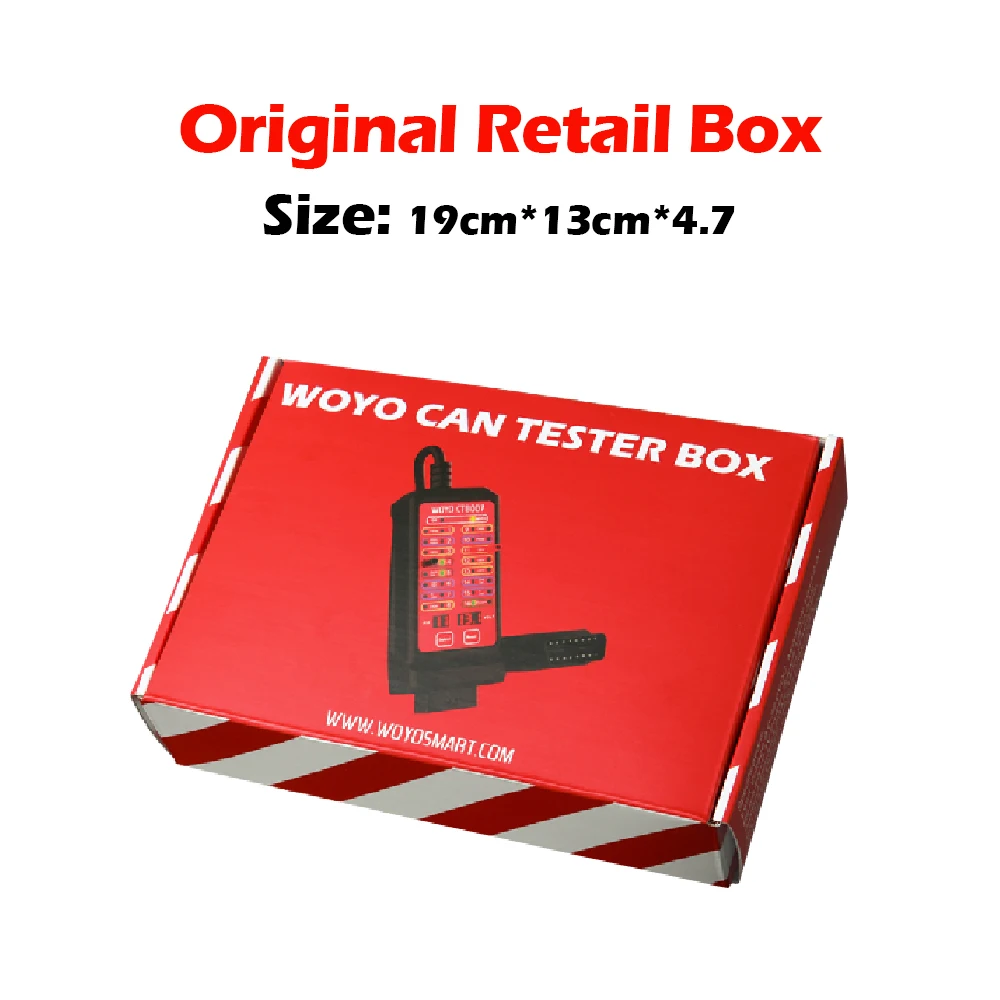 WOYO CTB007 Obd2 Breakout Box mit 27/59in Kabel für Fahrzeug obd 2 Diagnose tool, 12V/24V Dose Tester Box – Detail 18