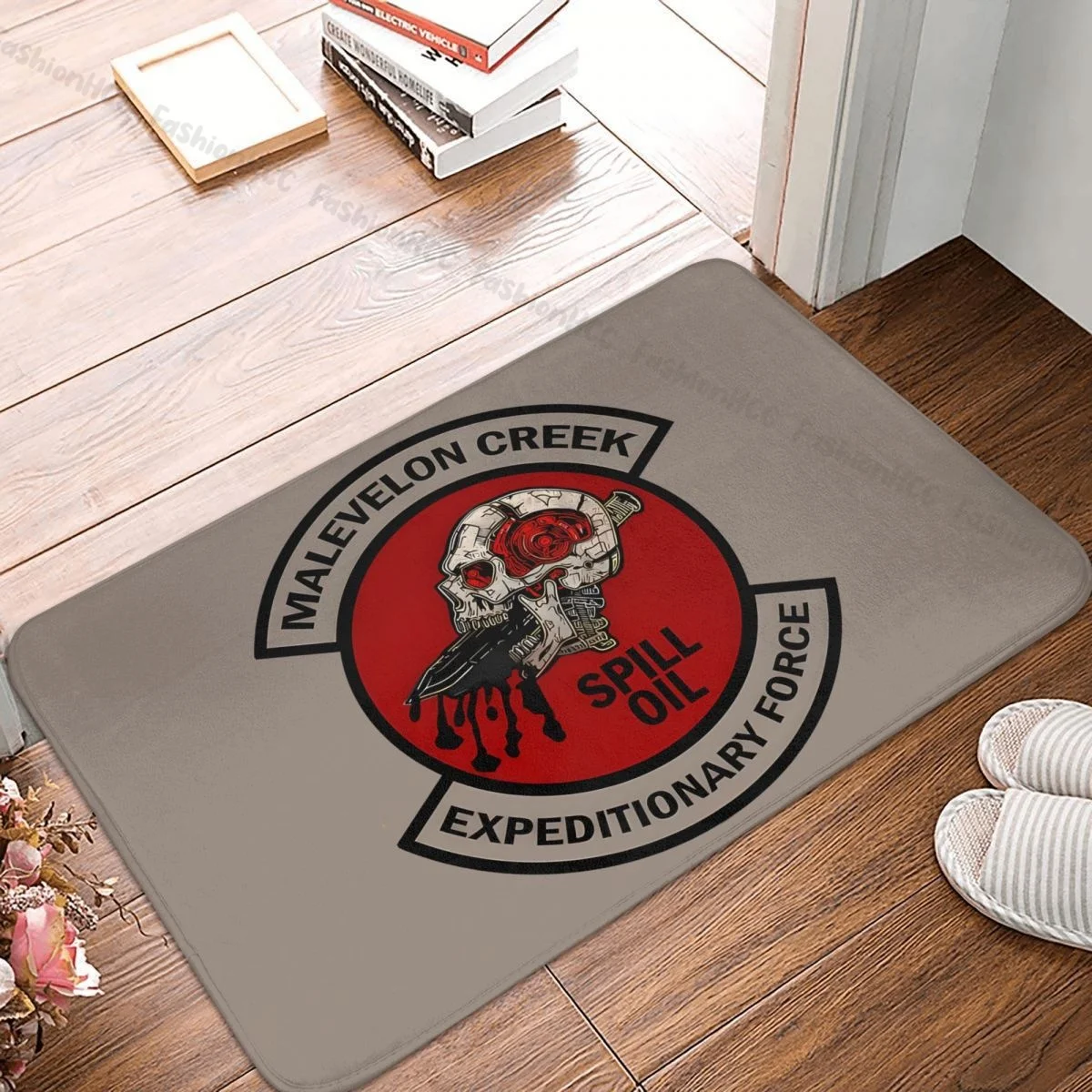 Helldivers II Games Non-slip Doormat Malevelon Creek Expeditionary Force Bath Bedroom Mat Outdoor Carpet Indoor Pattern Decor