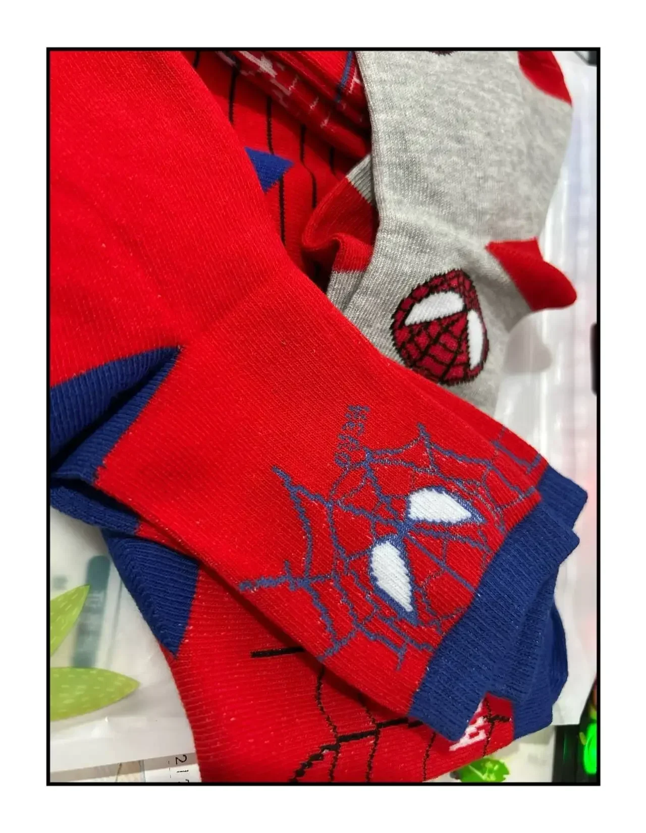 5Pair/bag New Children Cute Cartoon Soft Socks  Kids Spider Man Fashion Medium tube socks Boys Girls cotton socks  1-12Years