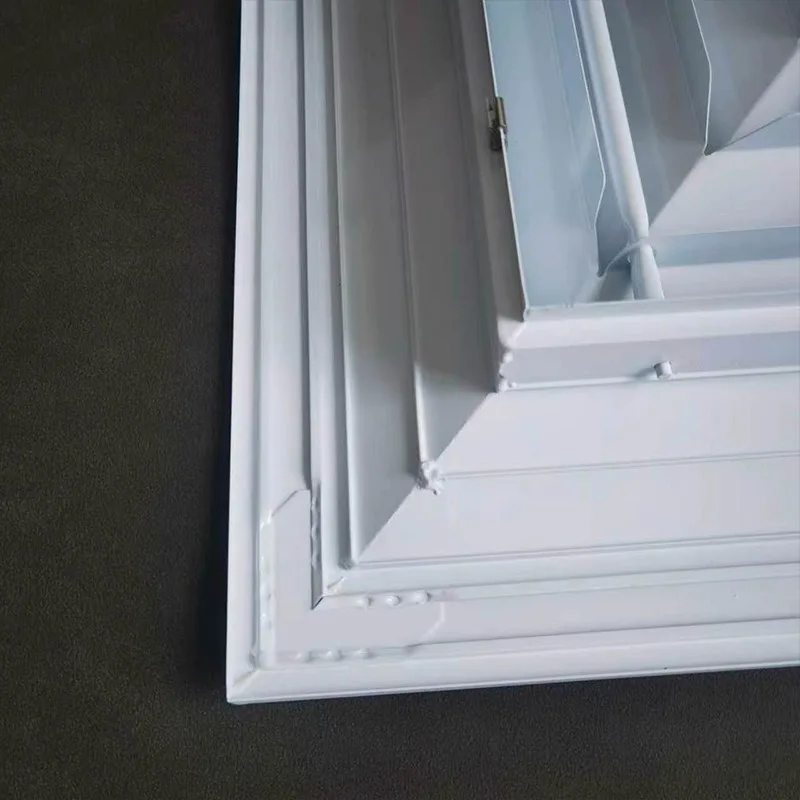 Fresh air system diffuser abs square outlet trend vent single layer louver