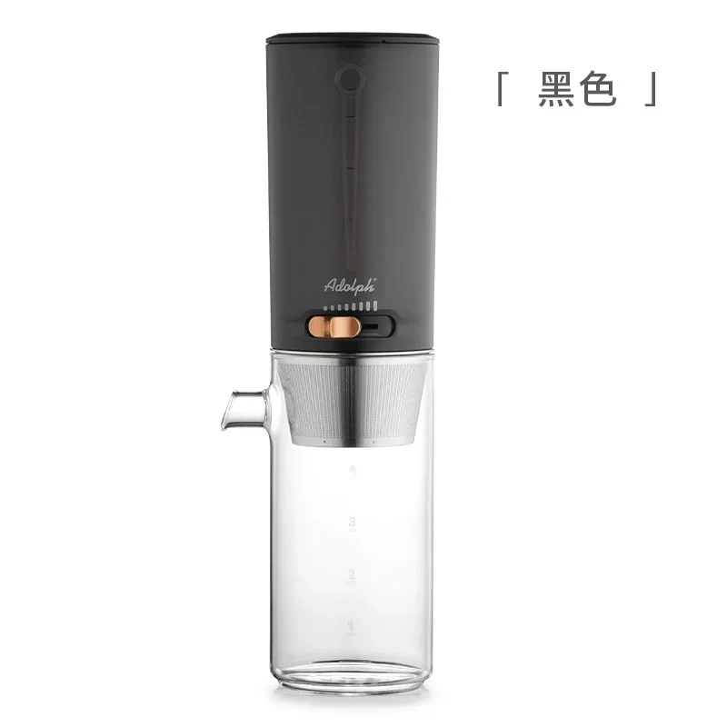 Vendite calde Caffettiera a goccia per ghiaccio con beccuccio a bolla Caffettiera per birra fredda domestica Caffettiera per birra ghiacciata a mano con gocciolamento di ghiaccio a doppio scopo