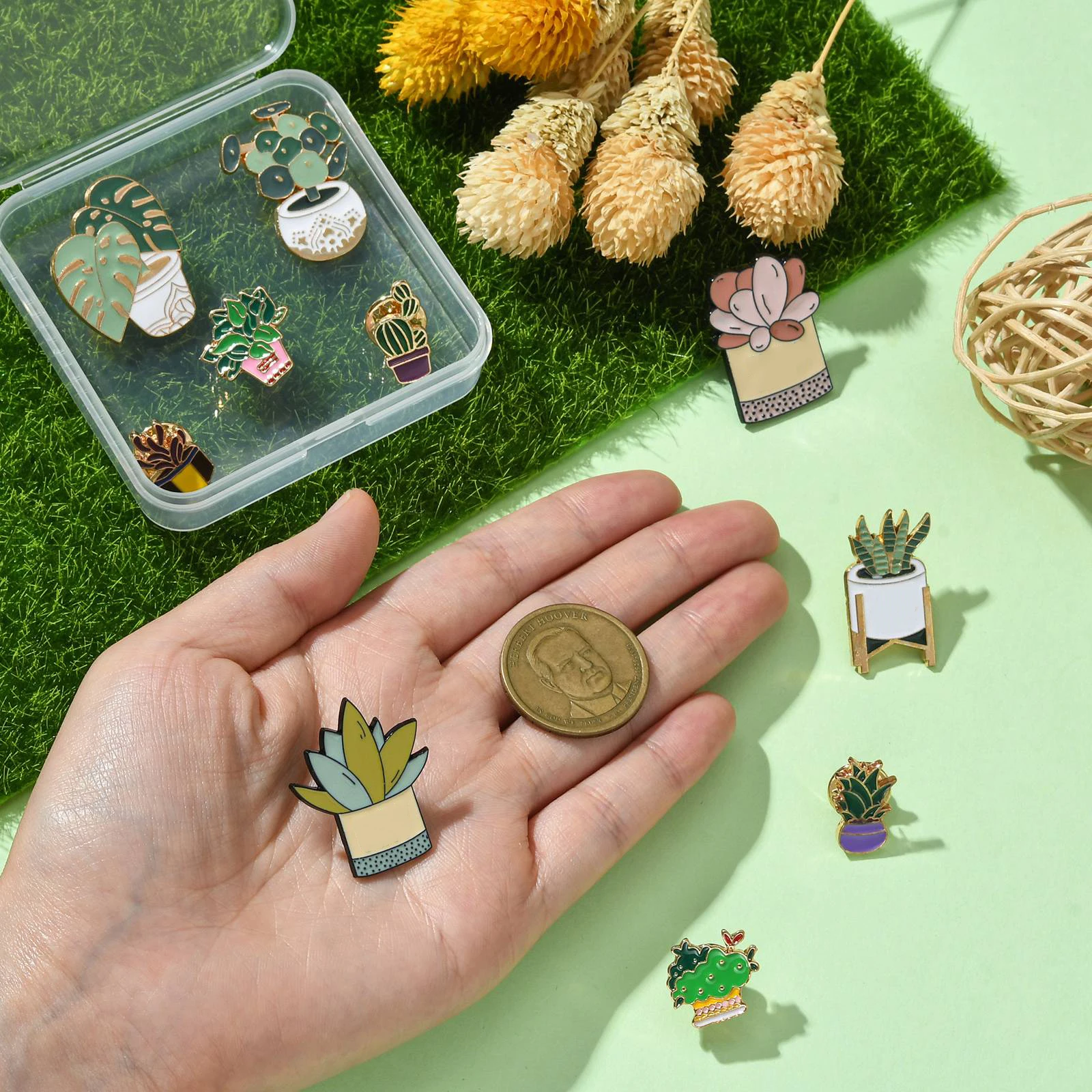 Pandahall 10Pcs Mixed Styles P – Cactus Mix Pot recenzja i cena