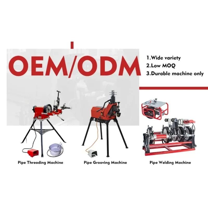 Manual Pipe Threading Machine 1/2 Inch - 2  Bspt Npt