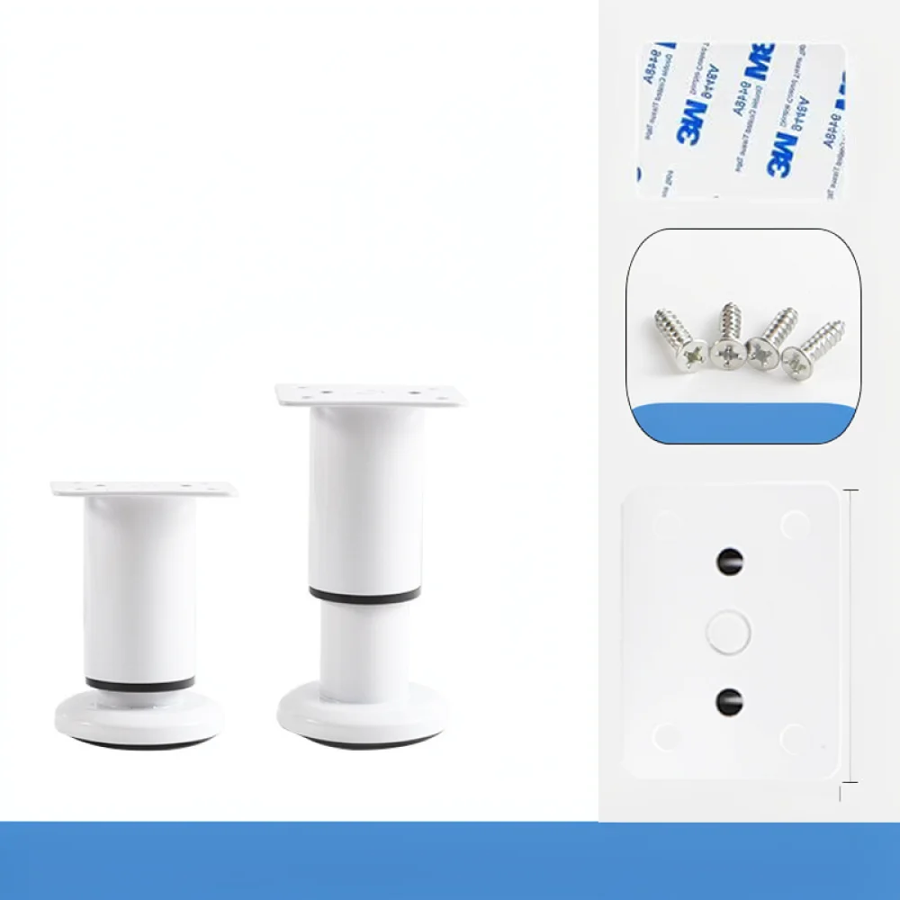 Metal Furniture Support Feet Adjustable Height Leveling Leg For Cabinet Sofa Bed Tea Table Replacement Non Punching Hardware