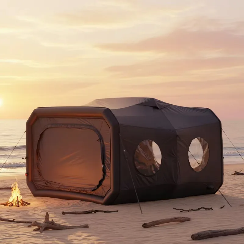 Inflatable Shelter Factory Direct Waterproof Outdoor Camping Space Air Tent with Accessory