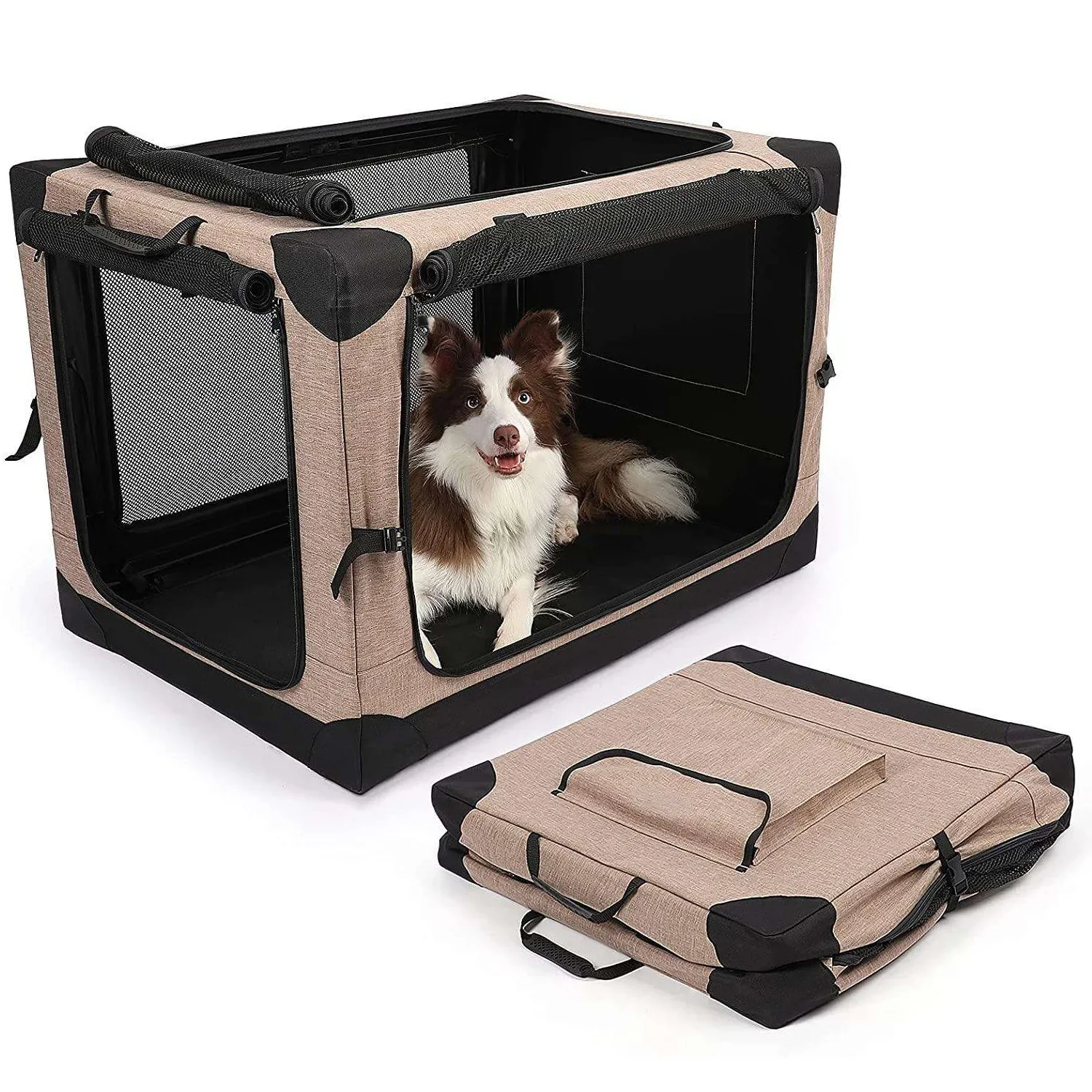 

Car travel pet box tent out portable cage pet folding cage pet bag kennel outdoor travel cage