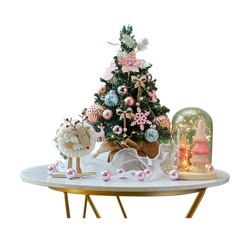 

Christmas tree tabletop ornaments, small Christmas scene arrangement, high-end creative sets