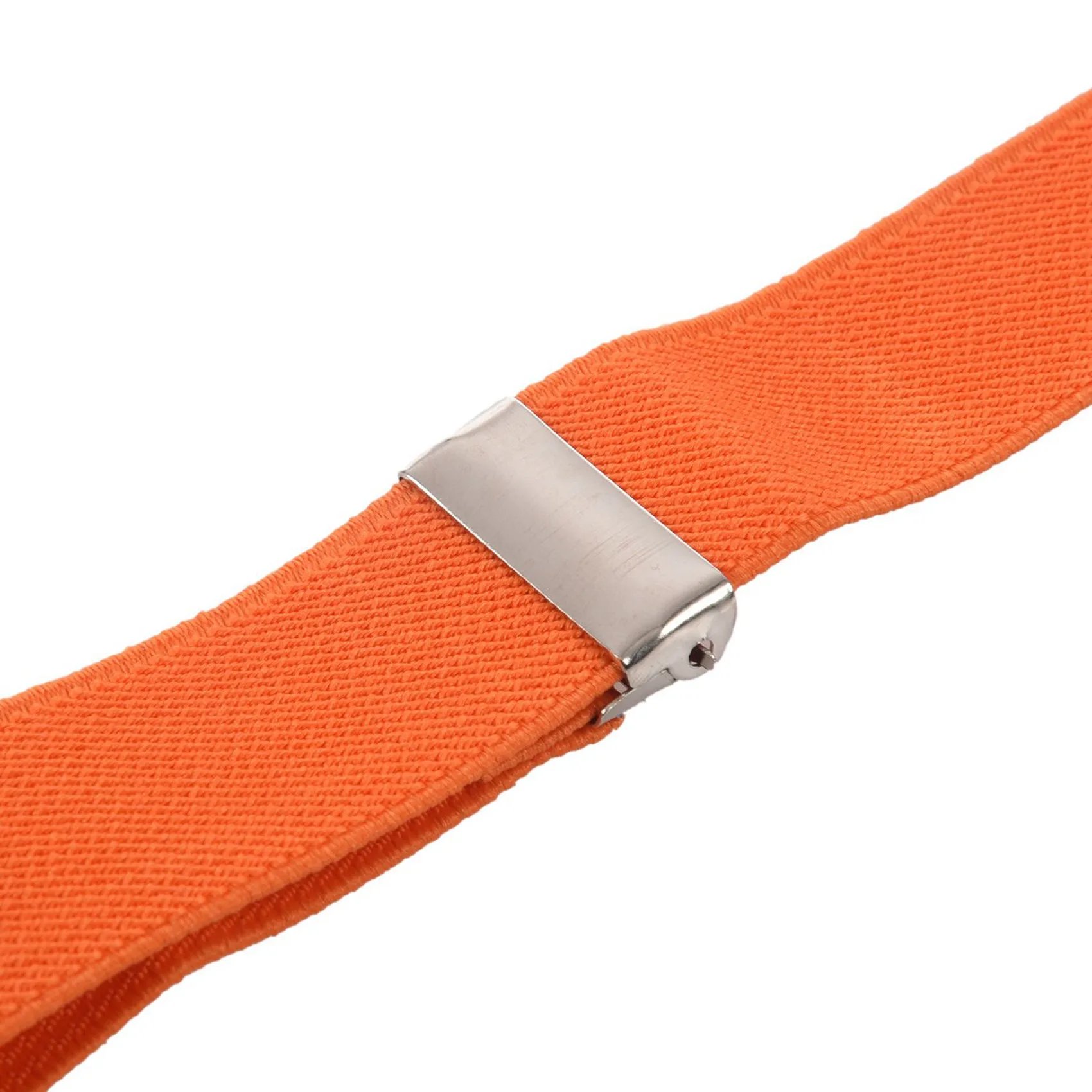 

MYMF-2X Children Kids Boys Girls Clip-On Suspenders Elastic Adjustable Braces With Cute Bow Tie Orange