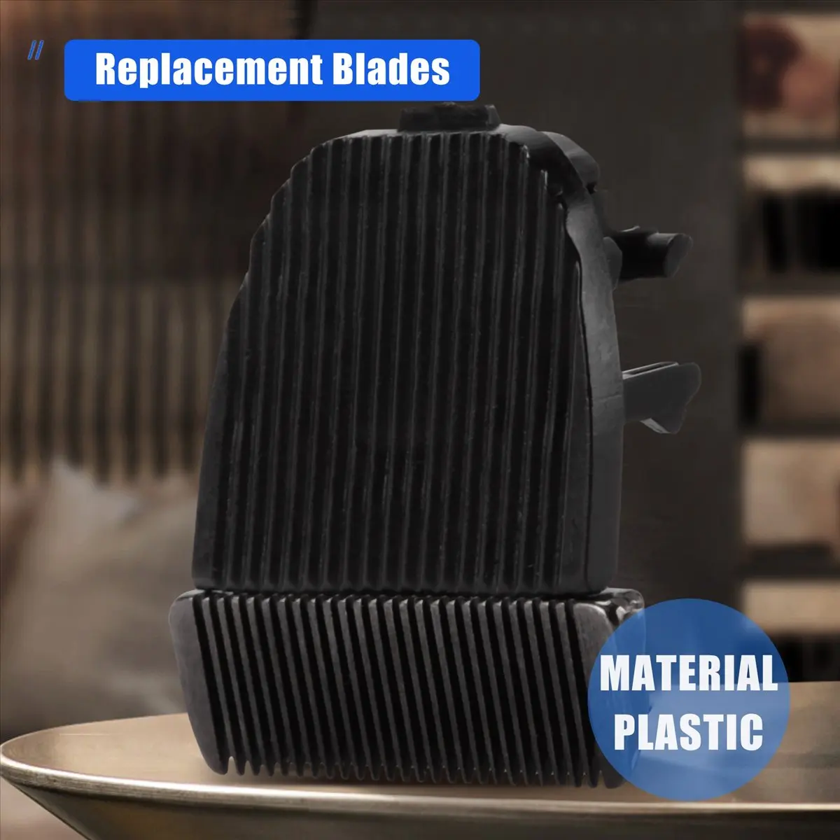 A04V الأسود السيراميك التيتانيوم سكين كلب الشعر المتقلب شفرة المقص رئيس ل P2 P3 P6 P9 S1 ZP-295 ZP-293 4 #5