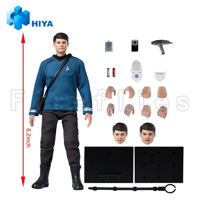 [Pre-Order]1/12 HIYA 6nch Action Figure Exquisite Super Series STAR TREK 2009 McCoy Anime Model Toy Free Shipping