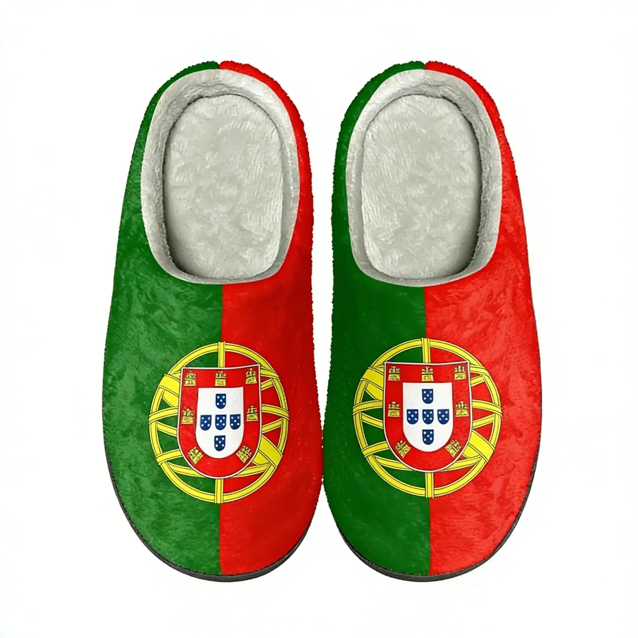 Portugal Design Women's Cotton Slippers Versatile House Warm Footwear Autumn Winter Comfortable Slides Slippers Zapatos Mujer