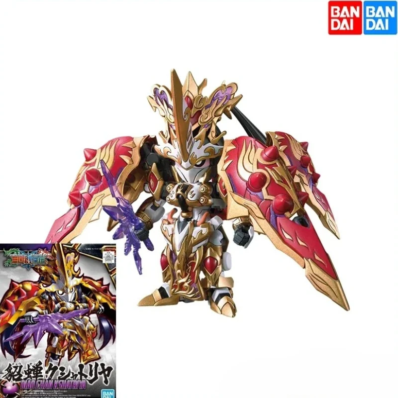 

Gundam BANDAI BBSD SD WORLD SANGOKU SOKETSUDEN 09 DIAO CHAN KSHATRIYAGUNDAM Action Assembly Model Mech Original Product