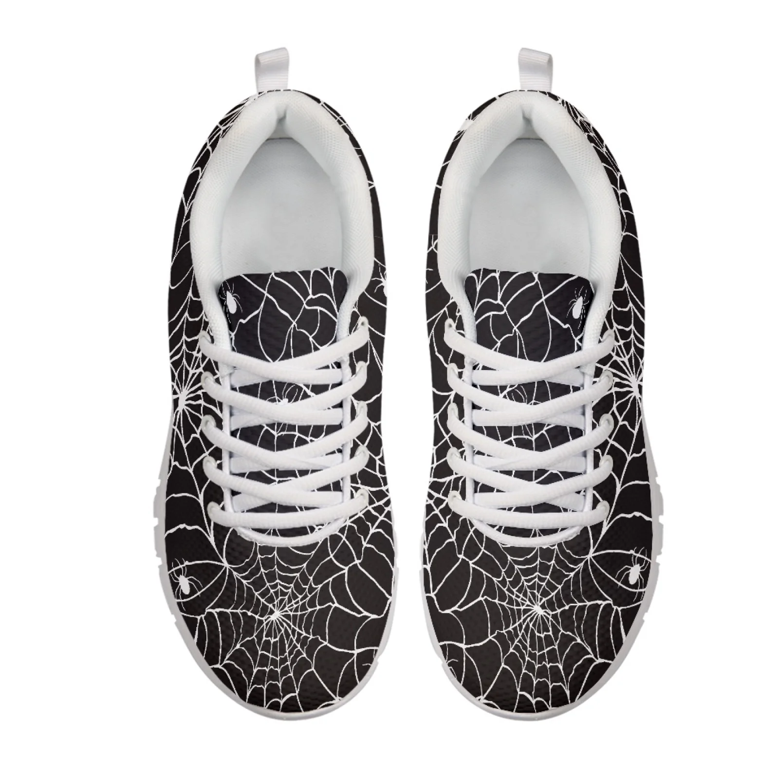 Coloranimal Spider Web Sports Shoe Mesh & EVA Sole Athletic Sneaker Low Top Sports Tennis Shoes for Mens