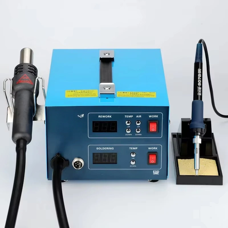 KELLYSHUN 60W Digital Display Soldering Iron Station with Knife Tip for Phone Repair