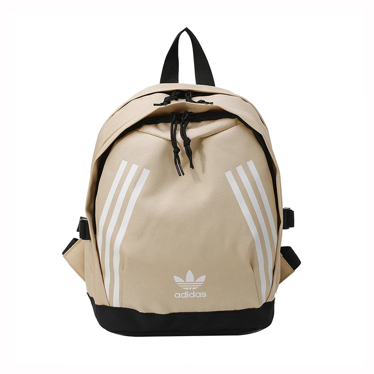 

Adidas Women and Men Khaki Color Stripe Casual Sport Small Capacity School Bag - Backpacks - Shoulder Bags WX-AD-98776