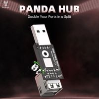 BIGTREETECH Panda Hub Dual USB Expansion DC 5V Original USB Port Protection for Panda Touch Bambulab P1S P1P 3D Printer DIY