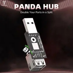 BIGTREETECH Panda Hub Dual USB Expansion DC 5V Original USB Port Protection for Panda Touch Bambulab P1S P1P P2S 3D Printer DIY