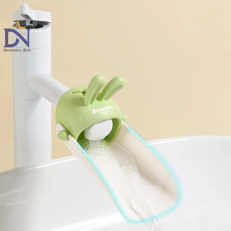 Cartoon Faucet Extender Convenient Device Cute Sink Faucet Extender Rabbit Splash-proof Baby Hand-washing Faucet