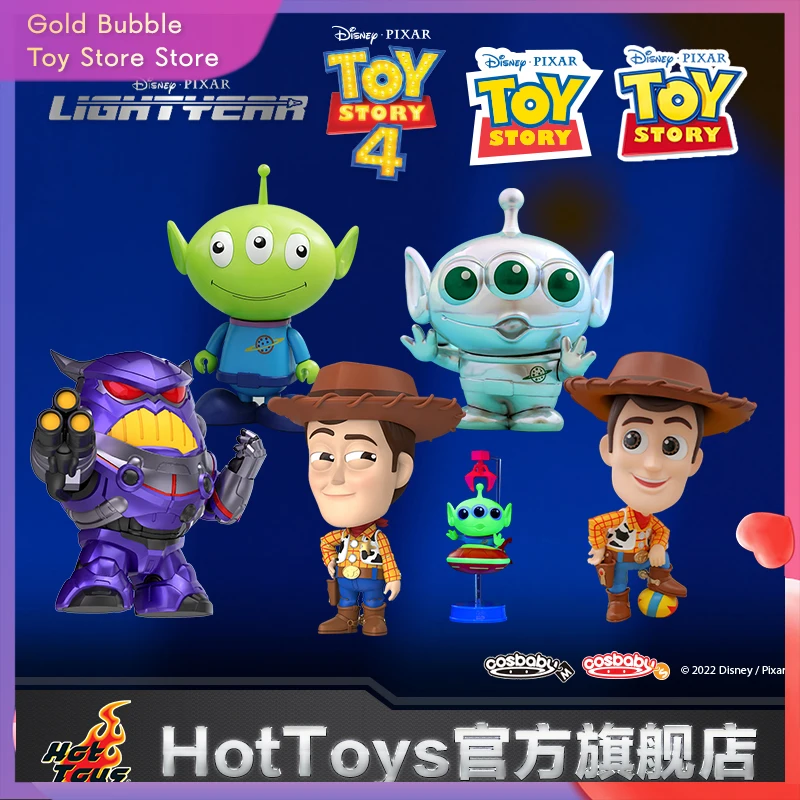 

HotToys Toy Story 4 Woody Three Eyed Zack King COSBABY Collection Doll Toy Decoration Christmas Gift