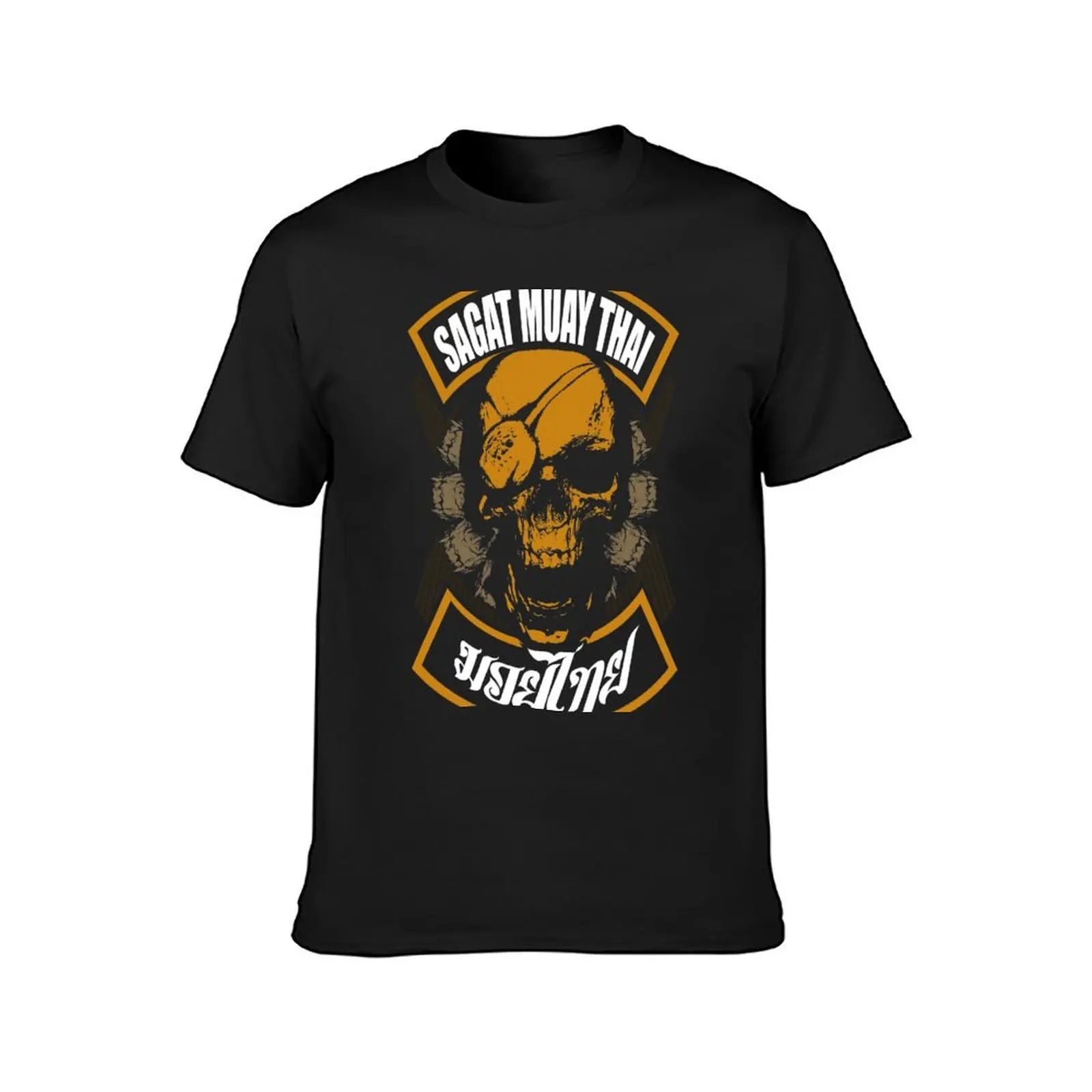 Sagat Muay Thai FighterThailand Martial Art T-Shirt vintage clothes vintage t shirts for men cotton