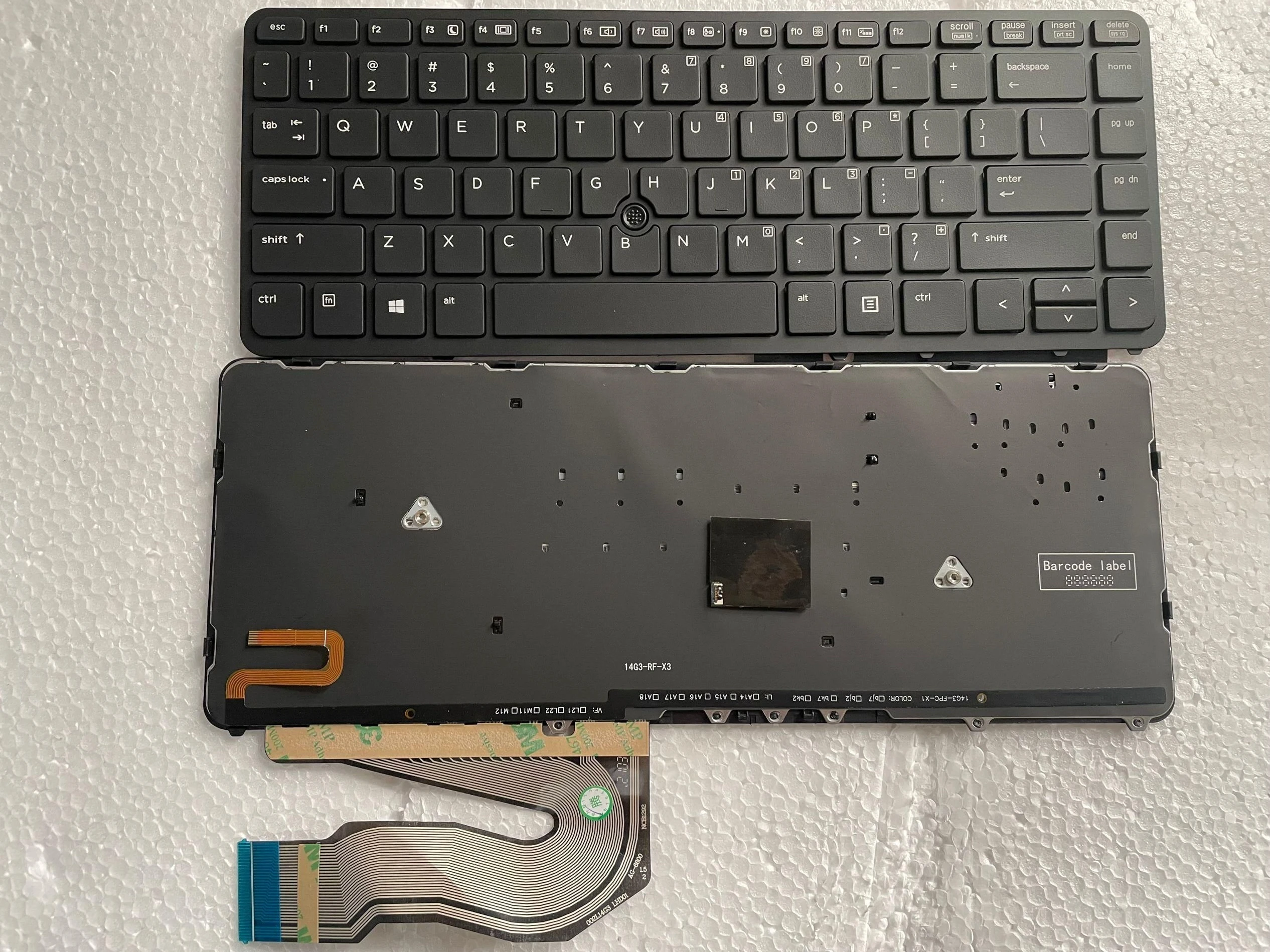 Klawiatura do laptopa US z podświetleniem do HP EliteBook 840 G1 850 G1 ZBook 14 do HP 840 G2 z drążkiem