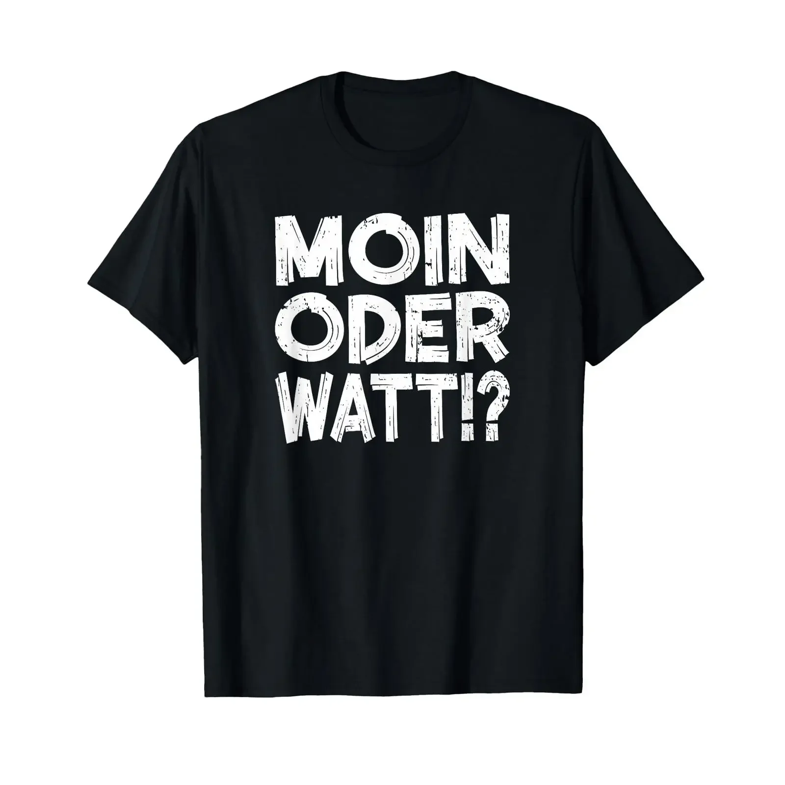 Ja Moin Oder Watt Ruhrpott Sayings T Shirt black vintage Washed Slightly Stretched Unisex graphic Versatile fashion Comfortable