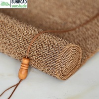 Sunroad High light-blocking bamboo blinds, bamboo roll-up curtains, bamboo door curtains