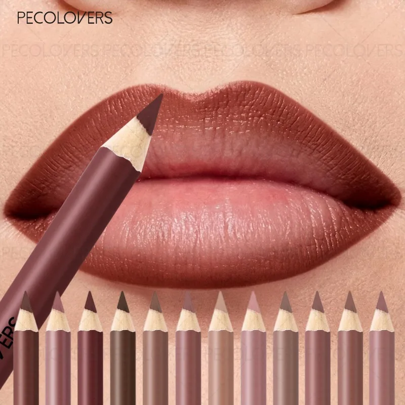 Matte Lipliner, Second Back Lip Contour, Plump and Charming Lips, Non Drying, Waterproof, Lip Cosmetics, Suitable for Beginners