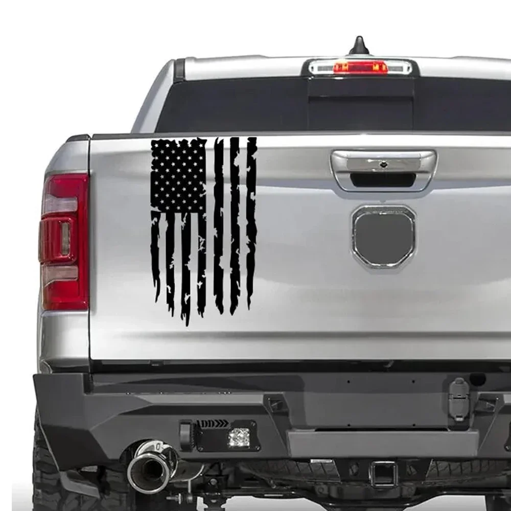 Auto Aufkleber USA Flagge Dekor Aufkleber für Dodge RAM Toyota Hilux Tacoma Jeep Gladiator Isuzu Dmax Ford F150 Auto Tuning Zubehör