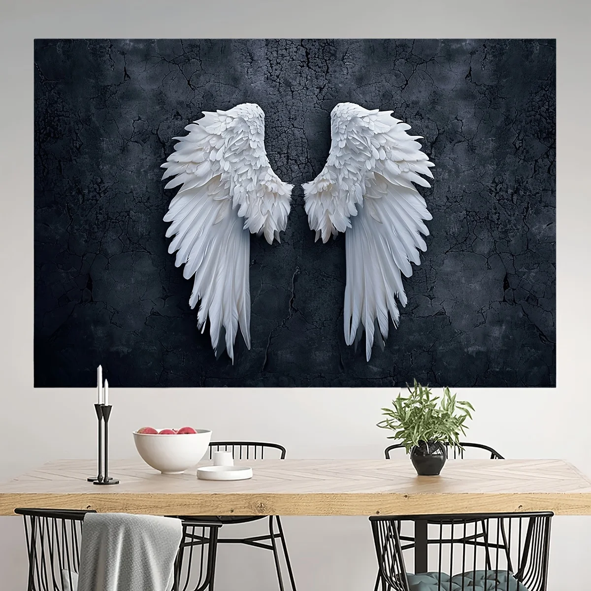 1 piece, Angel Wings background garbage wall photography background fashion art portrait photo shooting studio props